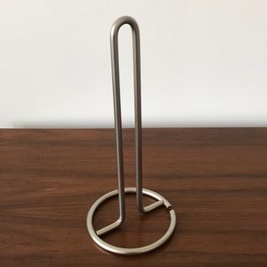 Chrome paper towel holder